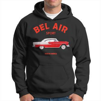 1955 55 Chevys Bel Air Sport Classic Vintage Muscle Car Hoodie - Monsterry