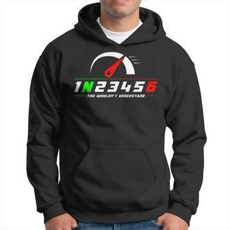 1N23456 Motorcycle Shift Biker Motorcyclist Hoodie - Monsterry UK