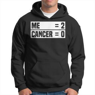 Me 2 Cancer 0 Beat Cancer Twice Cancer Survivor Hoodie - Monsterry