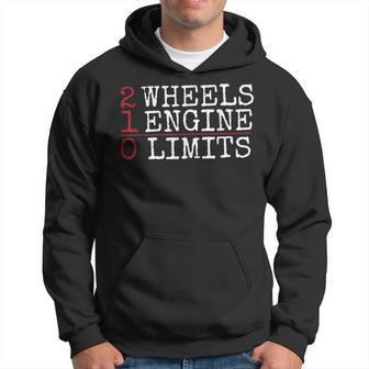 2 Wheels 1 Engine 0 Limits Cool Motorcycle Hoodie - Monsterry