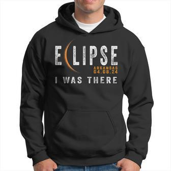 2024 Solar Eclipse Arkansas I Was There Totality Eclipse Hoodie - Seseable