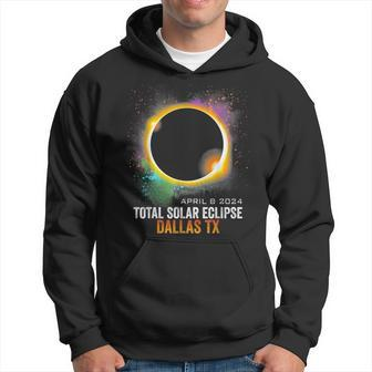 2024 Solar Eclipse Dallas Texas Usa Totality April 8 2024 Hoodie - Seseable