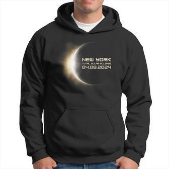 2024 Solar Eclipse New York Souvenir Totality Hoodie - Monsterry