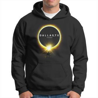 2024 Solar Eclipse As Seen From Dallas Texas For Texans Hoodie - Monsterry CA
