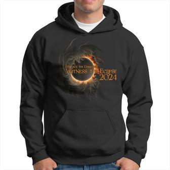 2024 Total Solar Eclipse April 8 Embrace The Darkness Hoodie | Mazezy CA