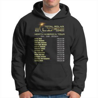 2024 Total Solar Eclipse April 8 2024 Path Of The Eclipse Hoodie - Thegiftio UK