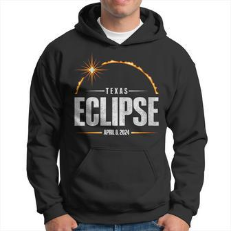 2024 Total Solar Eclipse Texas Total Eclipse 2024 Hoodie - Monsterry UK