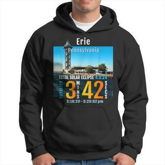 2024 Total Solar Eclipse Totality In Erie Pennsylvania 25 Hoodie - Monsterry DE