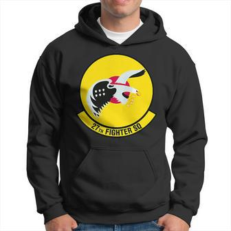 27Th Fighter Squadron Langley Fighter F-22 Military Patch Hoodie - Monsterry