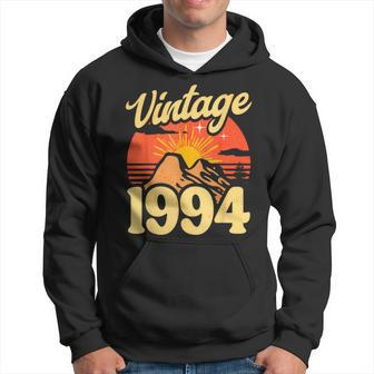 30 Years Old Retro Sunset Vintage 1994 30Th Birthday Hoodie - Monsterry