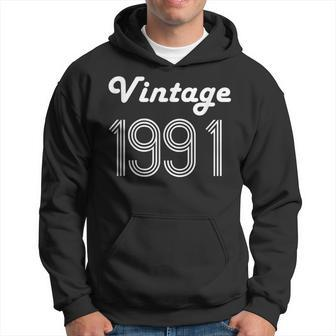 30Th Birthday For Age 30 Year Old Vintage 1991 Son Hoodie - Monsterry