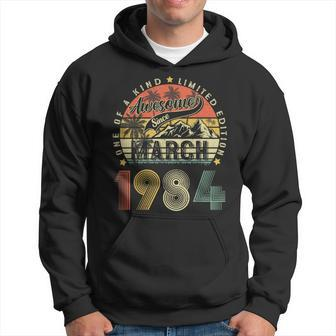 40 Year Old Vintage March 1984 40Th Birthday Women Hoodie | Mazezy
