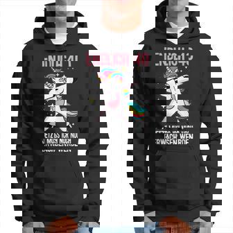 40Geburtstag 40 Jahre Einhorn Damen Herren Birthday Black S Hoodie - Seseable