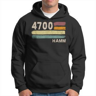 4700 Hamm Retro Postcode Old Zip Vintage Hoodie - Seseable