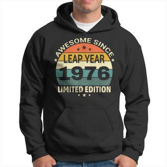 48Th Birthday Finally 12 Awesome Since Leap Year 1976 Hoodie - Seseable