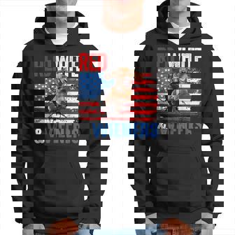 4Th Of July Dachshund Dog Red White And Wieners Hoodie - Seseable