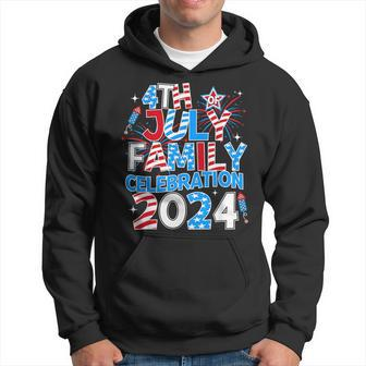 4Th Of July Family Celebration 2024 Family Matching Squad Hoodie - Monsterry AU