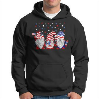 4Th Of July Gnomes Patriotic American Flag Cute Usa Gnome Hoodie - Monsterry