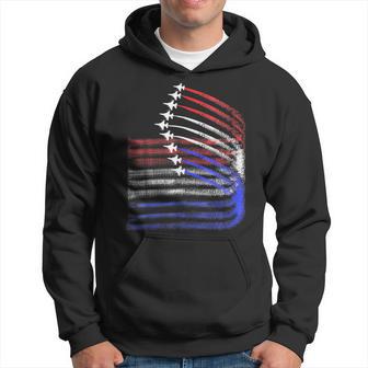 4Th Of July Jet American Flag Patriotic Usa For Boys Hoodie - Thegiftio UK