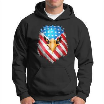 4Th Of July Patriotic Eagle Usa American Flag Boys Hoodie - Seseable