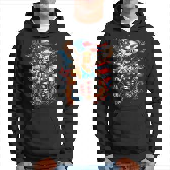 4Th Of July Patriotic George Washington July 4Th Usa Hoodie - Seseable