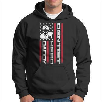 4Th Of July Us Flag Dentist Dad Father's Day Hoodie - Monsterry UK