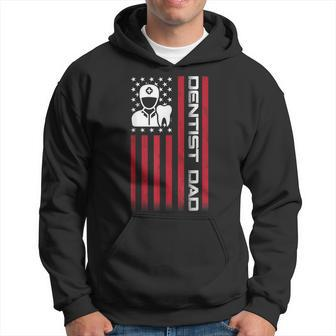 4Th Of July Us Flag Dentist Dad For Father's Day Hoodie - Monsterry
