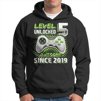 5Th Birthday Gamer 5 Year Old Bday Boy Five Son Hoodie - Thegiftio UK