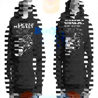 5Th Birthday Motocross Mx Dirt Bike 5 Year Old B-Day Hoodie | Seseable CA