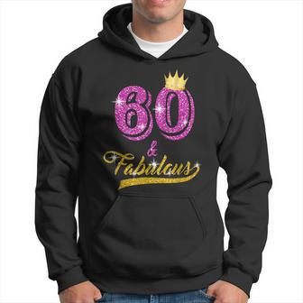 60 And Fabulous 60 Yrs Old B-Day 60Th Birthday Hoodie - Thegiftio UK