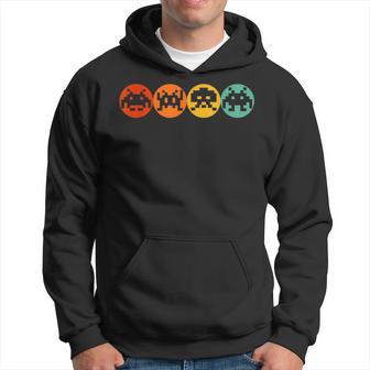 80S Video Game Vintage Retro Arcade Hoodie - Thegiftio UK