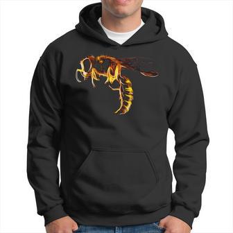 Abstract Yellow-Jacket Hornet Wasp Hoodie - Monsterry AU