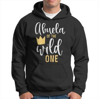Abuela Of The Wild One 1St Birthday First Thing Matching Hoodie - Monsterry UK
