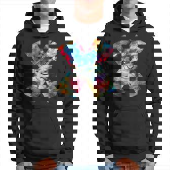 Acid House X Techno Abstracto Acid House Sonrisa Impresión En La Espalda Sudadera - Regaloses