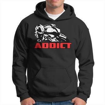 Addict Race Gp Very Motorcycle Vintage Gp Hoodie - Monsterry