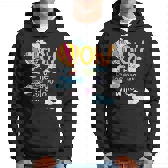Adventure Awaits Hot Air Balloon Oh The Places You Will Go Hoodie | Mazezy