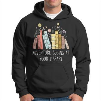 Adventure Begins At Your Library Summer Reading 2024 Books Hoodie - Monsterry UK