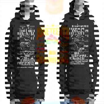 African American Melanin Junenth Remembering The Past Hoodie - Thegiftio