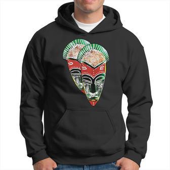 African Fang Mask Twins Hoodie - Monsterry UK