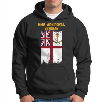 Aircraft Carrier Hms Ark Royal R07 Veterans Day Father's Day Hoodie - Monsterry