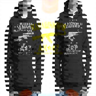 Ak-47 Kalashnikov Regalo Para Amantes De Pistola Texto Ruso Sudadera - Regaloses