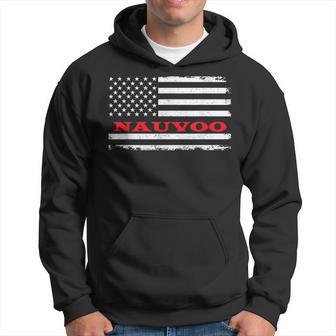 Alabama American Flag Nauvoo Usa Patriotic Souvenir Hoodie - Monsterry DE