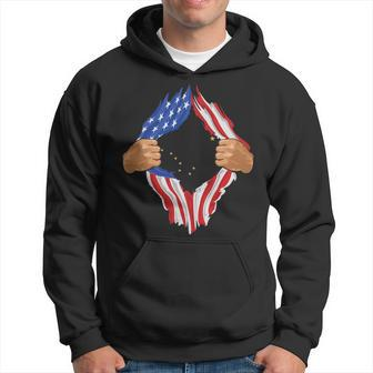 Alaska Roots Inside State Flag American Proud Hoodie | Mazezy