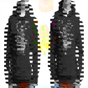 Alien Hippie Yoga Zen Meditation Spiritual Hoodie - Seseable