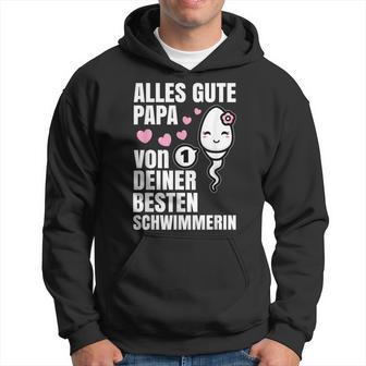 Alles Gute Papa Wünscht Dir Dein Beste Schwimmerin Father's Day S Kapuzenpullover - Geschenkecke