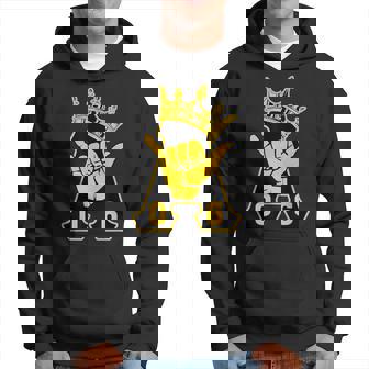 Alpha African 1906 Fraternity Hand Sign Crown Hoodie - Monsterry