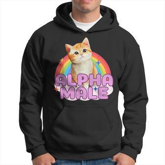 Alpha Male Cat Kitten Hoodie - Seseable