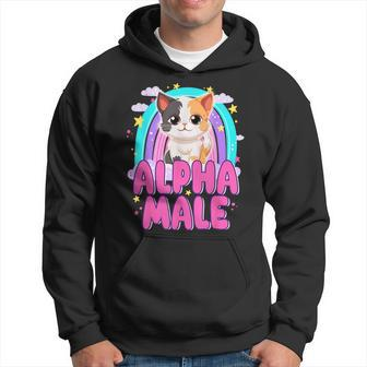 Alpha Male Cat Kitten For Women Hoodie - Thegiftio UK