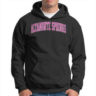 Altamonte Springs Florida Fl Vintage Sports Pink Desi Hoodie - Monsterry