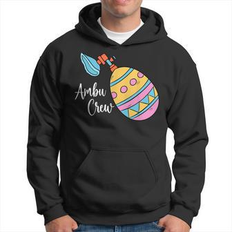 Ambu Crew Respiratory Therapist Nursing Egg Lungs Easter Day Hoodie - Monsterry